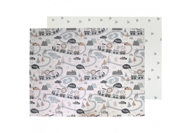 Covoras de joaca FreeON Magic Road Cu doua fete Pliabil Protectie impotriva loviturilor Dimensiune mare 200 x 150 cm Cu Imprimeu