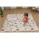 Covoras de joaca FreeON Magic Road Cu doua fete Pliabil Protectie impotriva loviturilor Dimensiune mare 200 x 150 cm Cu Imprimeu
