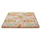 Covoras de joaca Petite&Mars Joy City Cu doua fete Pliabil Protectie impotriva loviturilor Dimensiune mare 180x150x1 cm Cu Impri