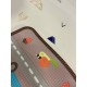 Covoras de joaca Petite&Mars Joy City Cu doua fete Pliabil Protectie impotriva loviturilor Dimensiune mare 180x150x1 cm Cu Impri