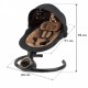 Leagan electric 2 in 1 Kidwell Reve - Black Gold