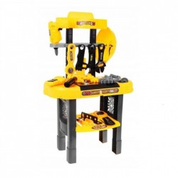 Atelier de lucru cu unelte pentru copii 23 elemente Ecotoys HC395062