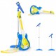 Chitara electrica si 2 microfoane pentru copii Ecotoys HC342076 - Albastru