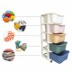 Raft cu 5 compartimente pentru depozitarea diverselor obiecte ModernHome PO16 - Multicolor