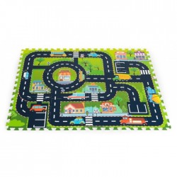 Salteluta de joaca tip puzzle 12 elemente iPlay 0121 - City
