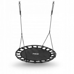 Leagan tip cuib pentru copii XXL 120 cm 150 kg Neo-Sport 1032 Negru