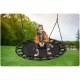Leagan tip cuib pentru copii XXL 120 cm 150 kg Neo-Sport 1032 Negru