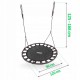 Leagan tip cuib pentru copii XXL 120 cm 150 kg Neo-Sport 1032 Negru