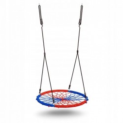 Leagan tip cuib pentru copii XXL 95 cm 150 kg Neo-Sport 1070 Rosu Albastru