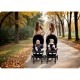 Carucior sport pentru copii 78 x 33 x 104 cm Nukido Paseo 716001 - Negru cu auriu