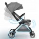 Carucior sport pentru copii 78 x 33 x 104 cm Nukido Paseo 716002 - Gri