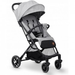 Carucior sport pentru copii 78 x 33 x 104 cm Nukido Paseo 716003 - Gri deschis