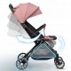Carucior sport pentru copii 78 x 33 x 104 cm Nukido Paseo 716004 - Roz
