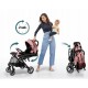Carucior sport pentru copii 78 x 33 x 104 cm Nukido Paseo 716004 - Roz