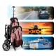 Carucior sport pentru copii 78 x 33 x 104 cm Nukido Paseo 716004 - Roz