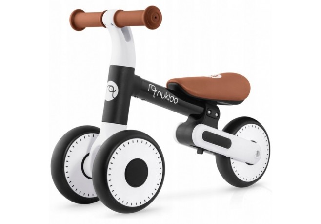Bicicleta fara pedale pentru copii 51 x 18.5 x 36 cm roti EVA Nukido NK-603 - Negru