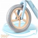 Bicicleta fara pedale pentru copii 87 x 39 x 54 cm roti EVA Light Flee Nukido NK-604 - Albastru