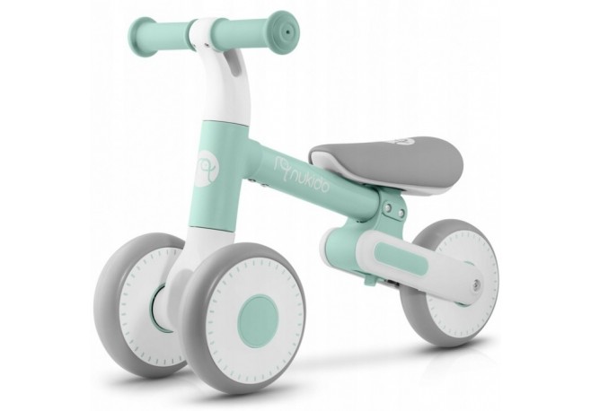 Bicicleta fara pedale pentru copii 51 x 18.5 x 36 cm roti EVA Nukido NK-603 - Mint