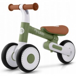 Bicicleta fara pedale pentru copii 51 x 18.5 x 36 cm roti EVA Nukido NK-603 - Verde