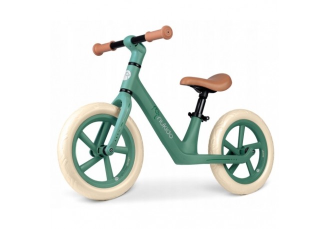 Bicicleta fara pedale pentru copii 87 x 39 x 54 cm roti EVA Light Flee Nukido NK-604 - Verde