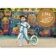 Bicicleta fara pedale pentru copii 87 x 39 x 54 cm roti EVA Light Flee Nukido NK-604 - Verde