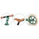 Bicicleta fara pedale pentru copii 87 x 39 x 54 cm roti EVA Light Flee Nukido NK-604 - Verde