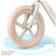 Bicicleta fara pedale pentru copii 87 x 39 x 54 cm roti EVA Light Flee Nukido NK-604 - Bej