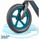 Bicicleta fara pedale pentru copii 87 x 39 x 54 cm roti EVA Light Flee Nukido NK-604 - Negru