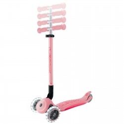 Trotineta Globber Primo cu lumini pliabila  culoare roz pastel