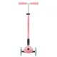 Trotineta Globber Primo cu lumini pliabila  culoare roz pastel