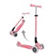 Trotineta Globber Primo cu lumini pliabila  culoare roz pastel