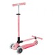Trotineta Globber Primo cu lumini pliabila  culoare roz pastel