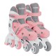 Role reglabile 2 in 1 masura 26-29 culoare roz pal