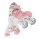 Role reglabile 2 in 1 masura 26-29 culoare roz pal