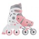Role reglabile 2 in 1 masura 26-29 culoare roz pal
