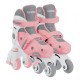 Role reglabile 2 in 1 masura 26-29 culoare roz pal