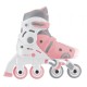 Role reglabile 2 in 1 masura 26-29 culoare roz pal