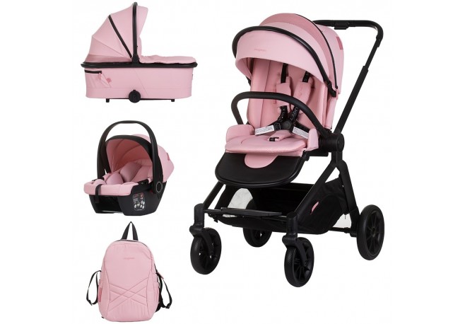 Carucior Chipolino Magnum 3 in 1 pink marshmallow