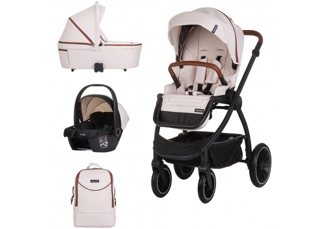 Carucior Chipolino Prestige 3 in 1 biscotta