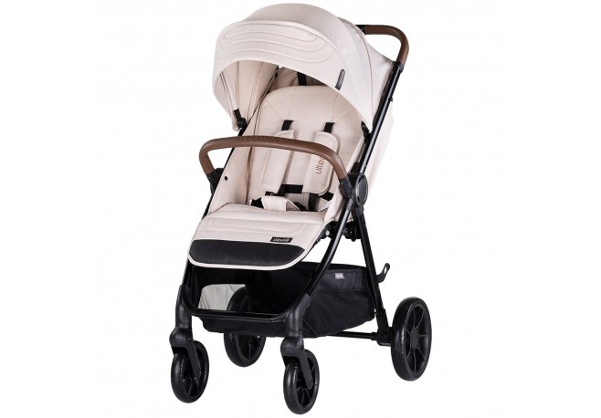 Carucior sport Chipolino Ultera cu husa picioare biscotta
