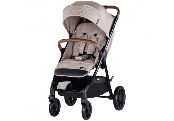 Carucior sport Chipolino Ultera cu husa picioare tiramisu