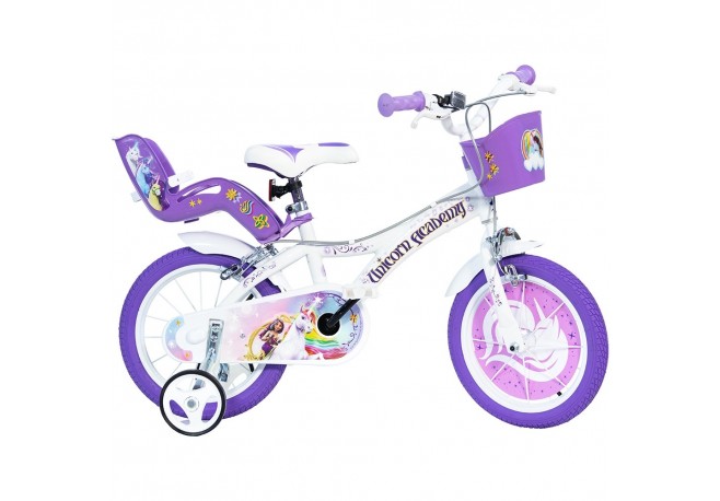 Bicicleta copii Dino Bikes 16 Unicorn Academy
