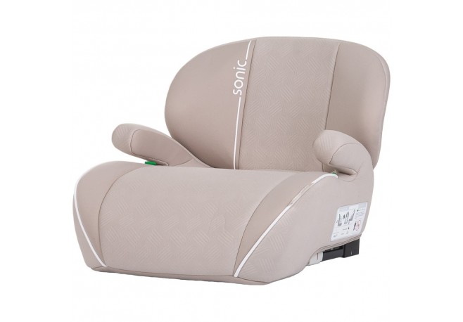 Inaltator auto Chipolino Sonic I-Size 125-150 cm cu sistem Isofix tiramisu