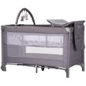 Patut pliabil cu saltea de infasat Chipolino Luna cloud
