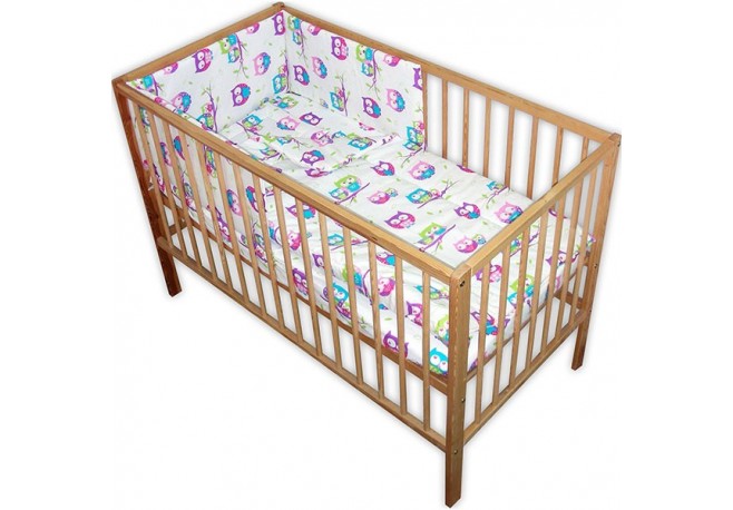 Lenjerie patut Hubners Bufnite 4 piese multicolor