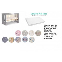 Pachet 3 in 1 Pauline Graphite Natur 120x60