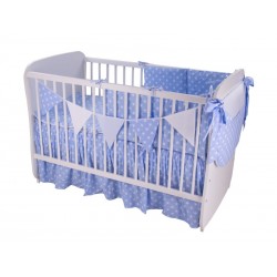 Lenjerie MyKids Light Stars Blue 11 Piese 120x60 cm