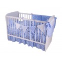 Lenjerie MyKids Light Stars Blue 11 Piese 120x60 cm