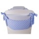 Lenjerie MyKids Light Stars Blue 11 Piese 120x60 cm