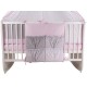 Lenjerie MyKids Dots Pink-Grey 11 Piese 120x60 cm
